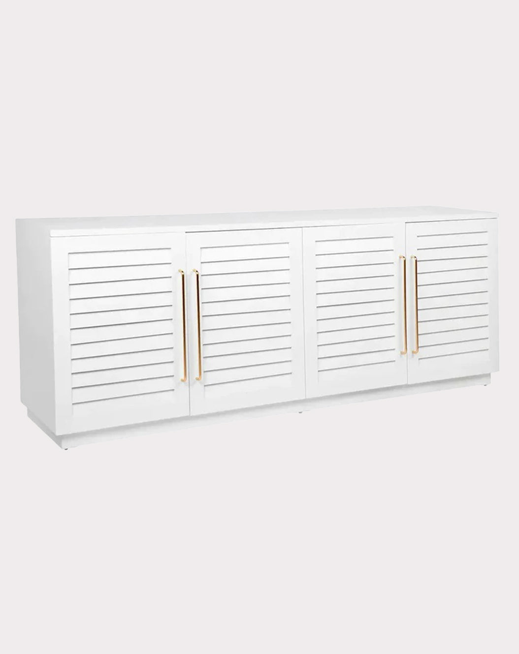 Monaco White 4-Door Buffet