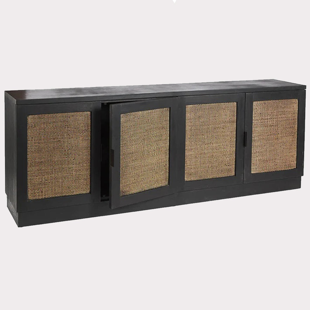 Raffles Rattan Buffet – Rustic Design by Yasmin Design Company