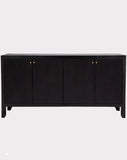 Adele 4-Door Black Buffet