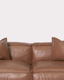 Morgan 4 Seater Sofa - Caramel Brown
