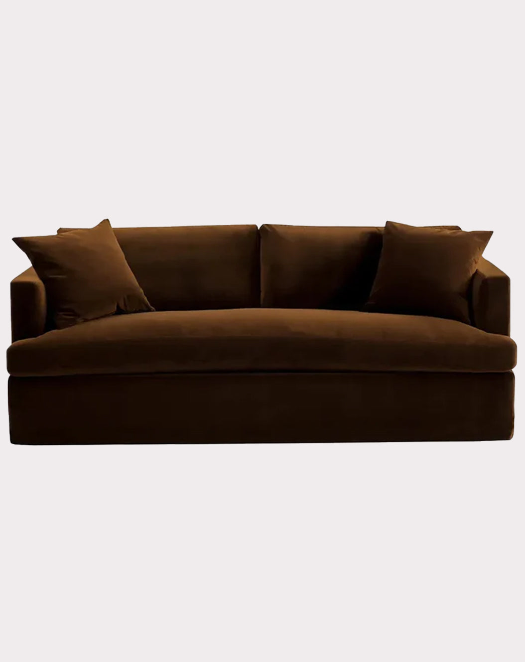 Burleigh 3 Seater Slip Brown Cover Sofa