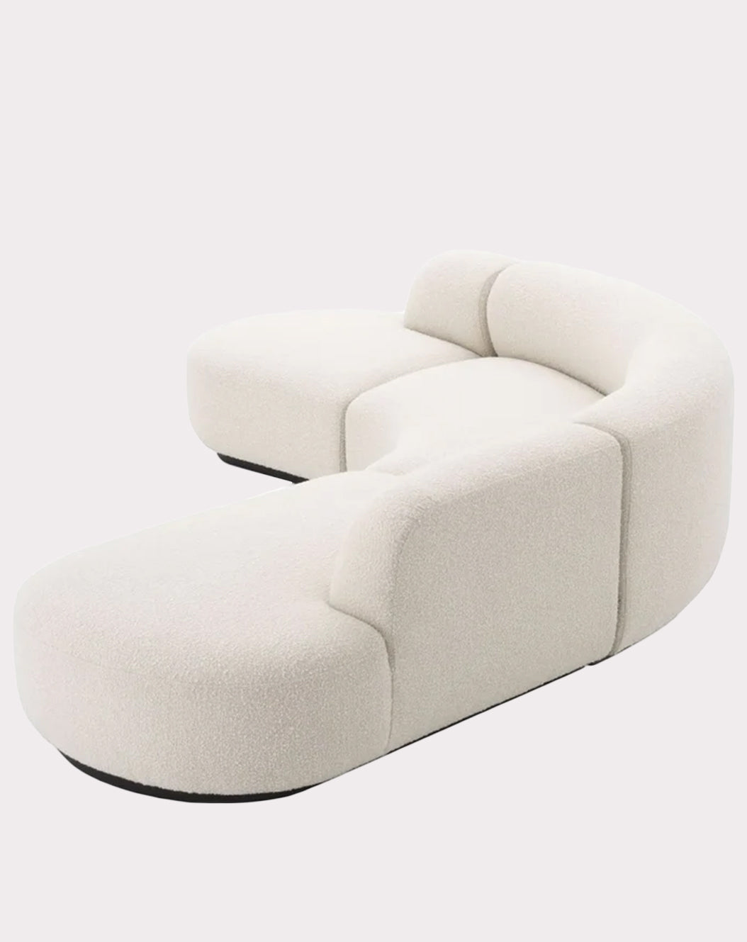 Cream Bouclé Modular Sofa – rustic.design by Yasmin Design Company