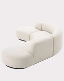 Cream Bouclé Modular Sofa