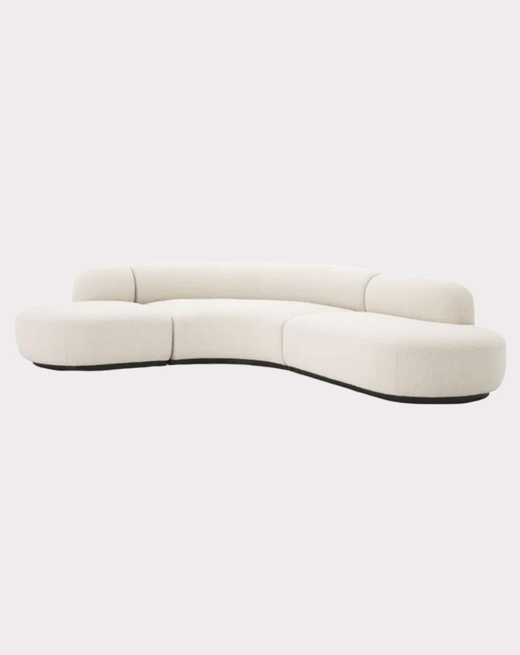 Cream Bouclé Modular Sofa