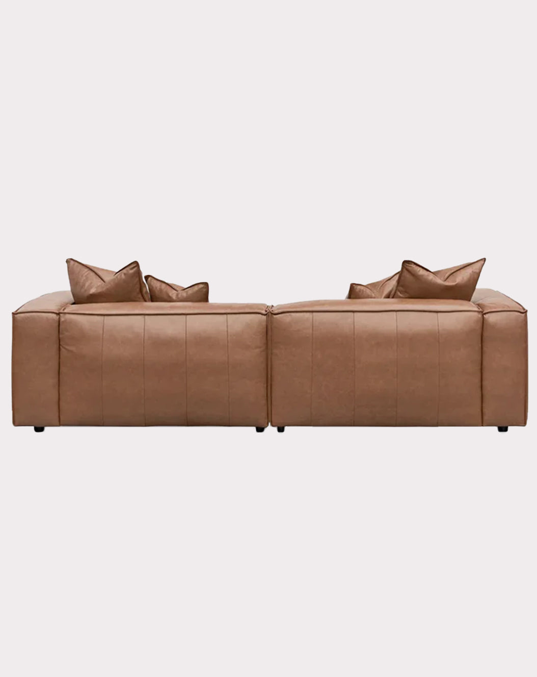 Morgan 4 Seater Sofa - Caramel Brown