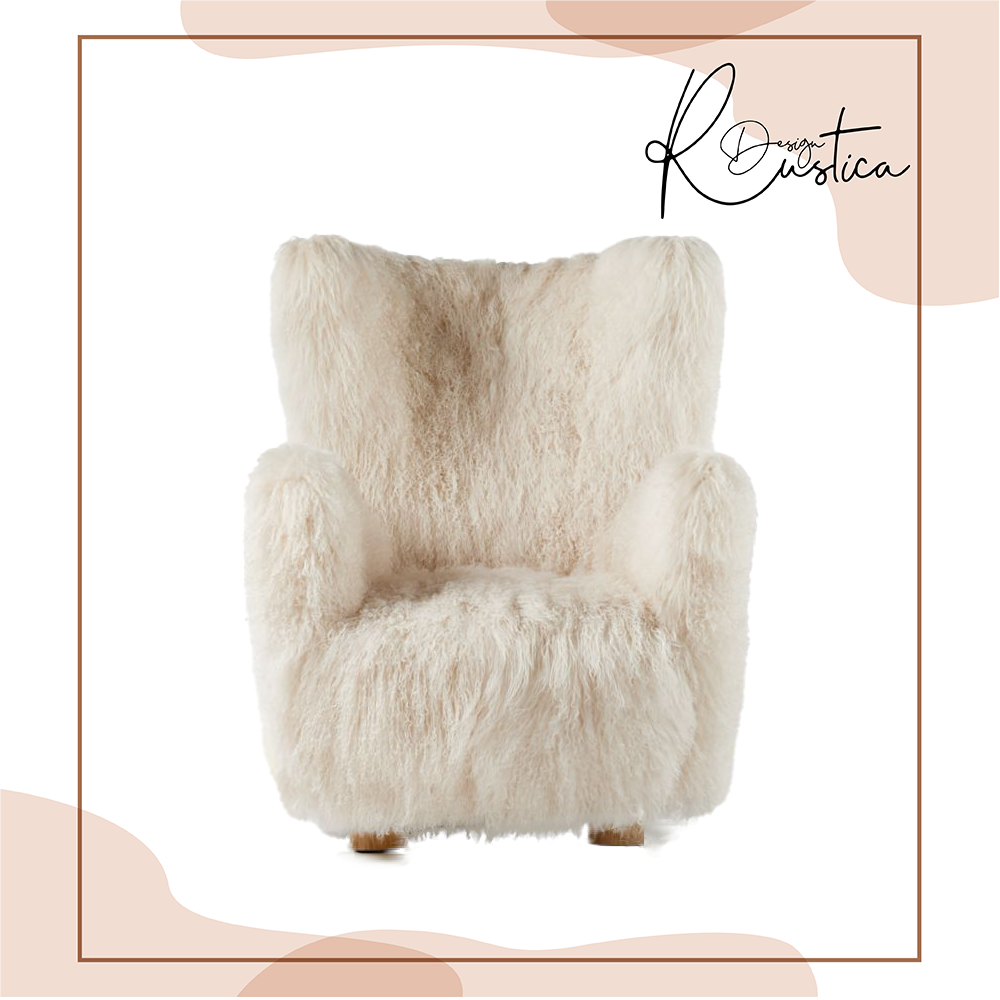 Bozzi Mongolian Sheepskin Chair