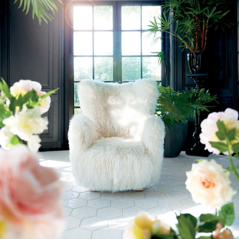 Bozzi Mongolian Sheepskin Chair
