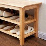 Shoes bench entryway with storage